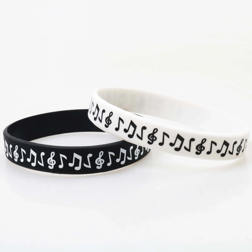 1PC Music Silicone Bracelet Outdoor Sports Birthday Gift Fashion Piano Jewelry Wristband Waterproof