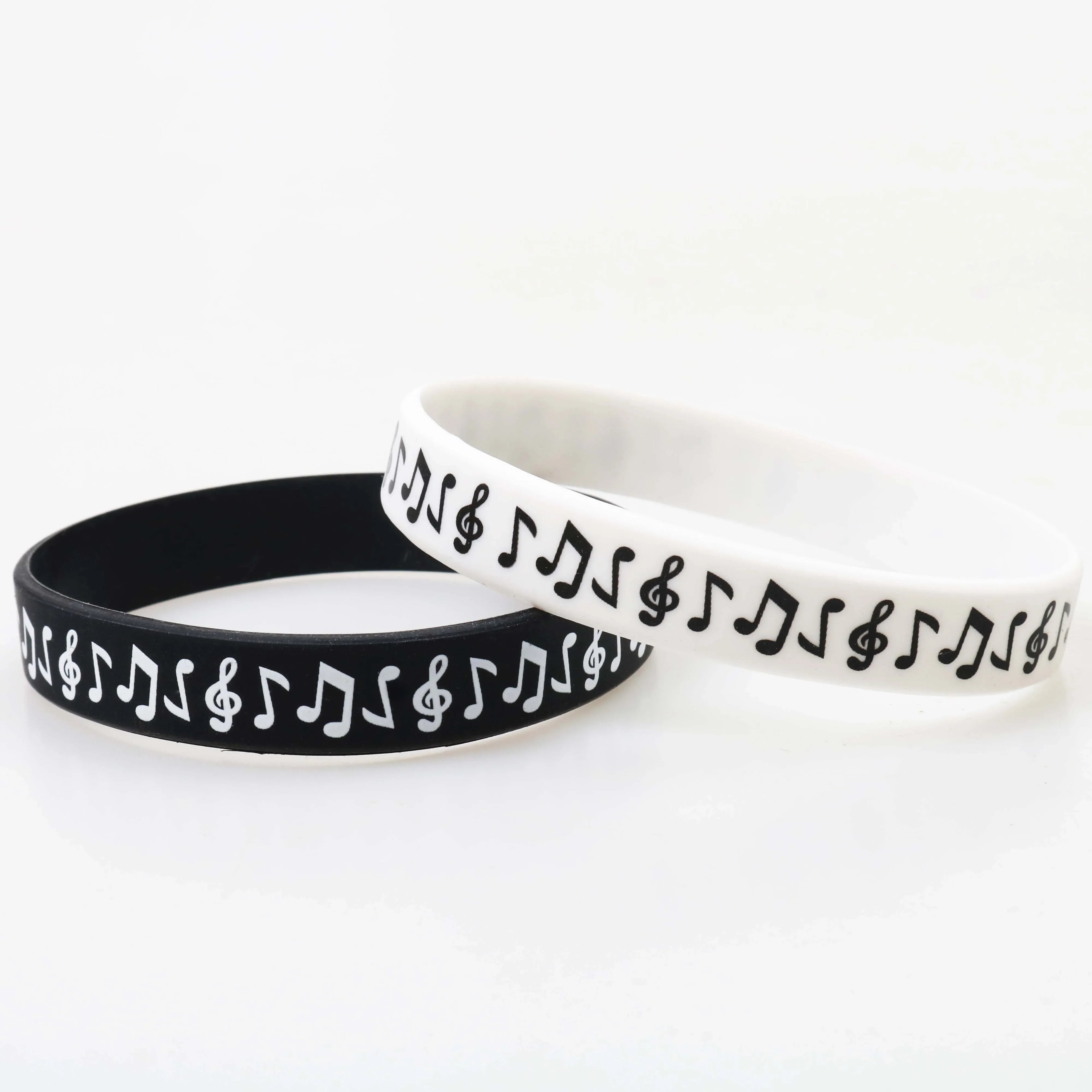 1PC Music Silicone Bracelet Outdoor Sports Birthday Gift Fashion Piano Jewelry Wristband Waterproof