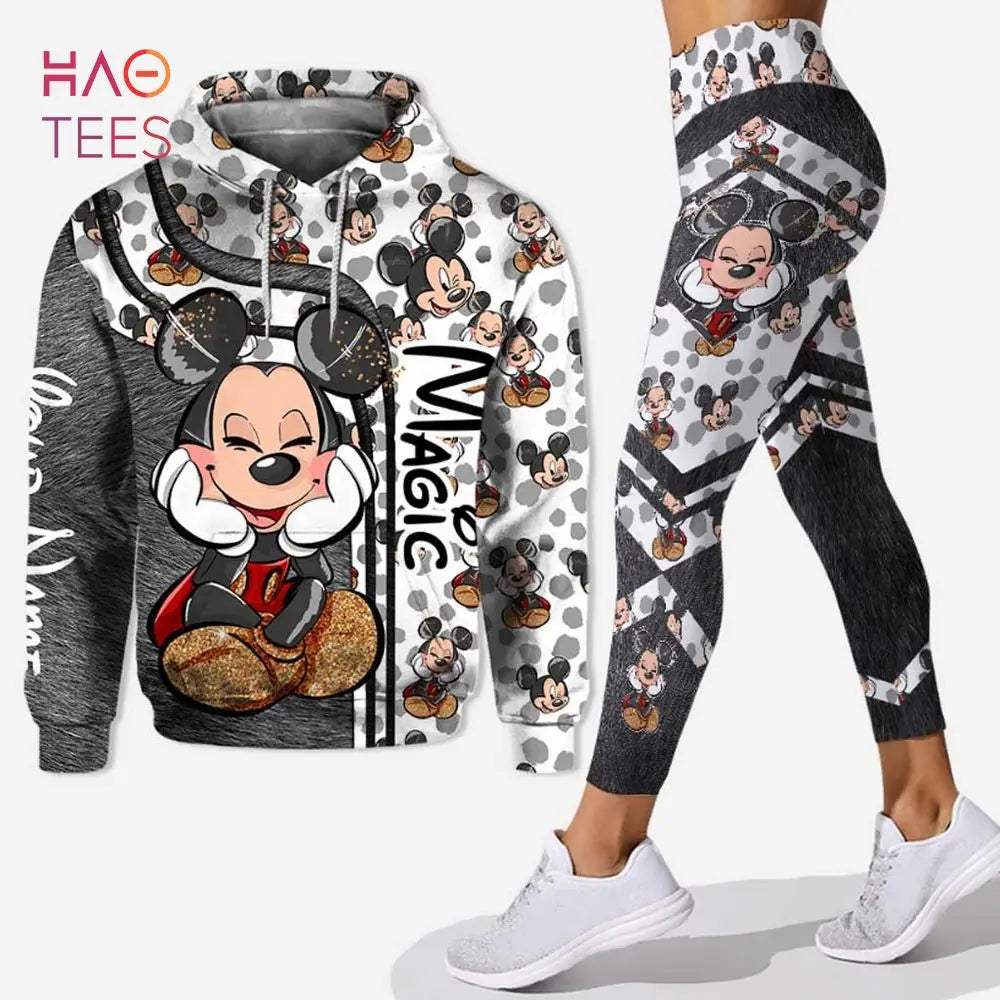 Mickey Mouse Hoodie and Leggings Sweat Pant Suit