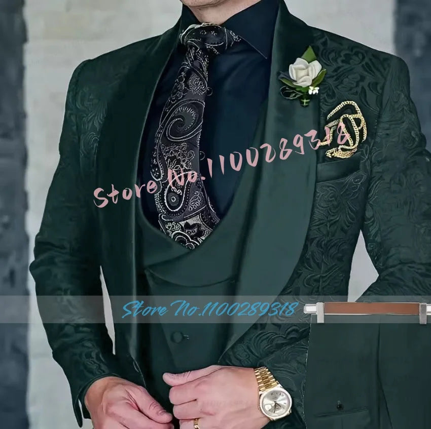 Men's 3-piece High Quality Formal Suit