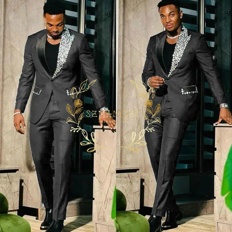Black Slim Suit
