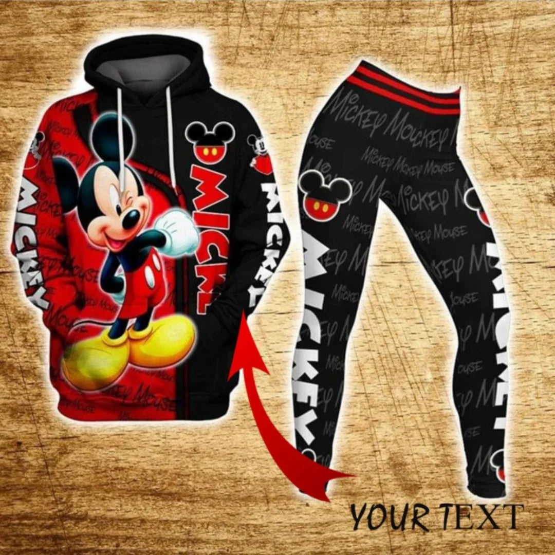 Mickey Mouse Hoodie and Leggings Sweat Pant Suit