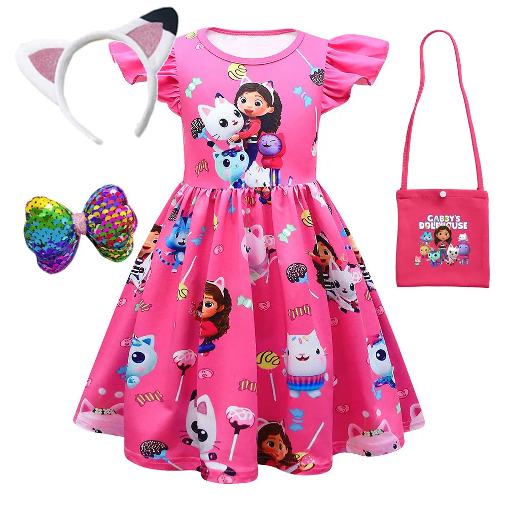 Dollhouse Dresses  Princess Gabby Cat Children's Day Birthday Party