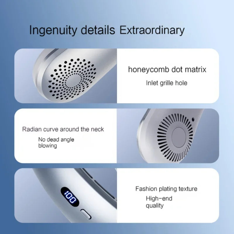 Hanging Headphone Design Sports Fan for Indoor & Outdoor