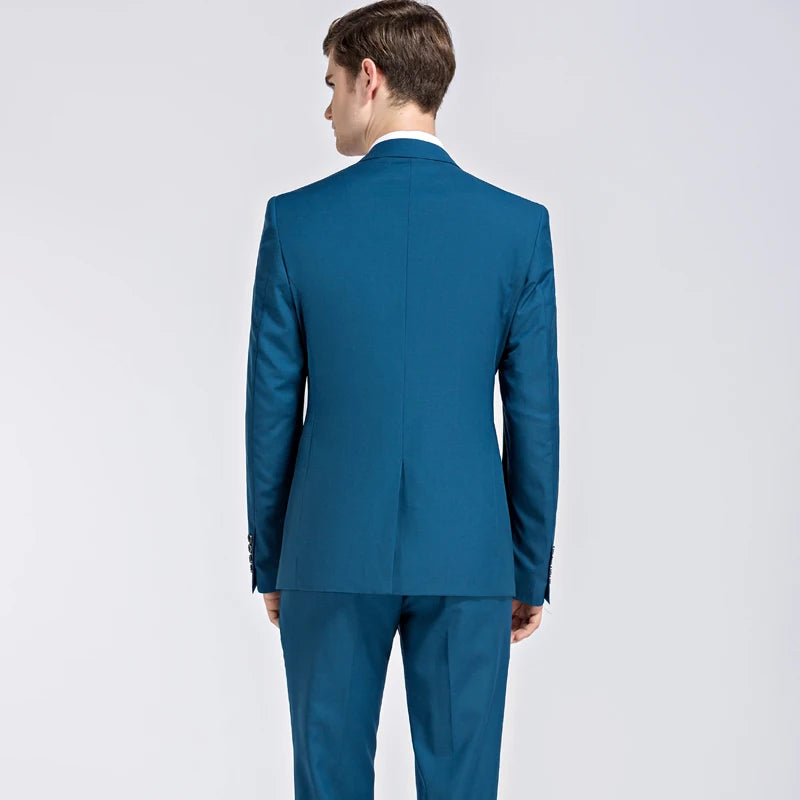 Slim Men's Suit 3 Pieces Set (Jacket + Pants + Vest)