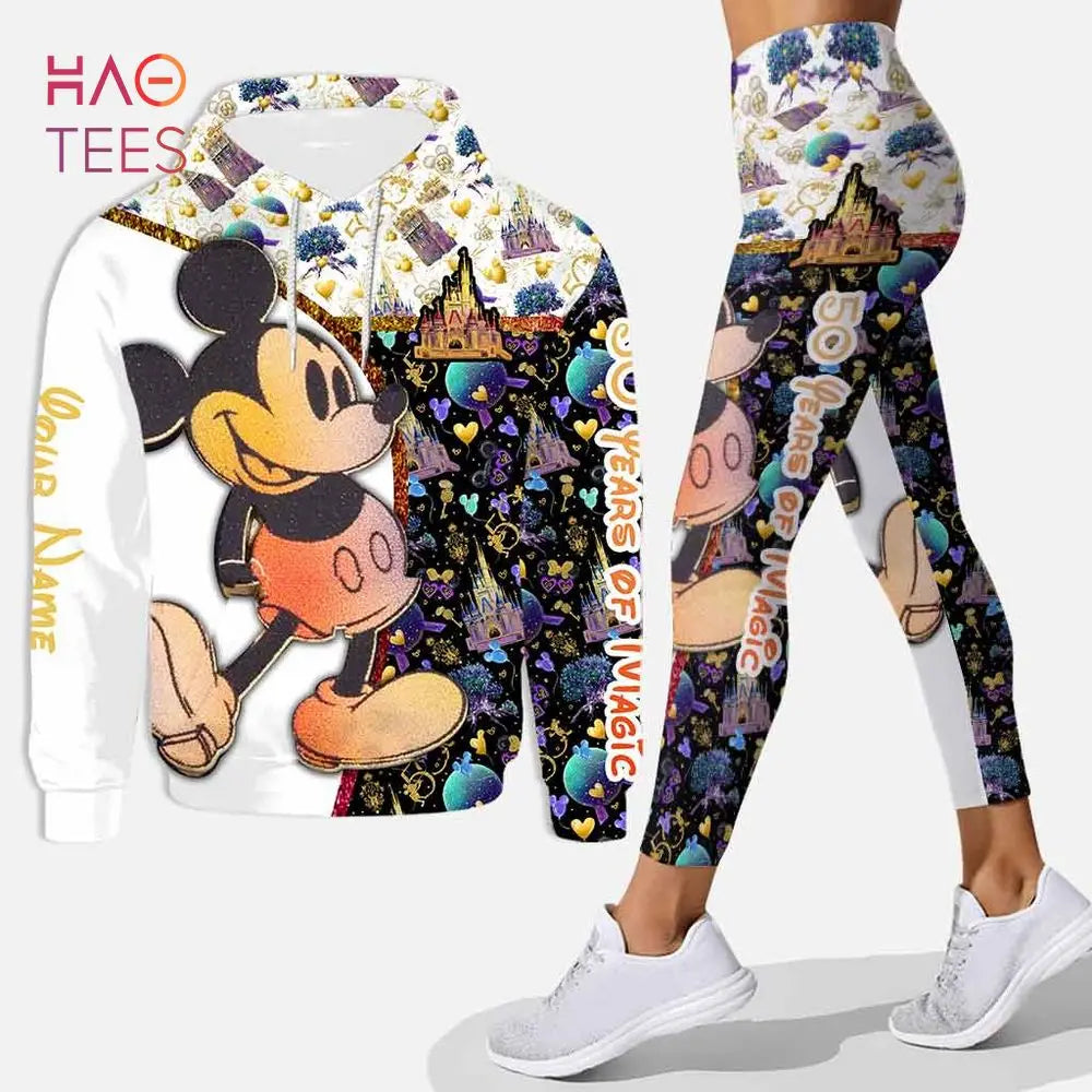 Mickey Mouse Hoodie and Leggings Sweat Pant Suit