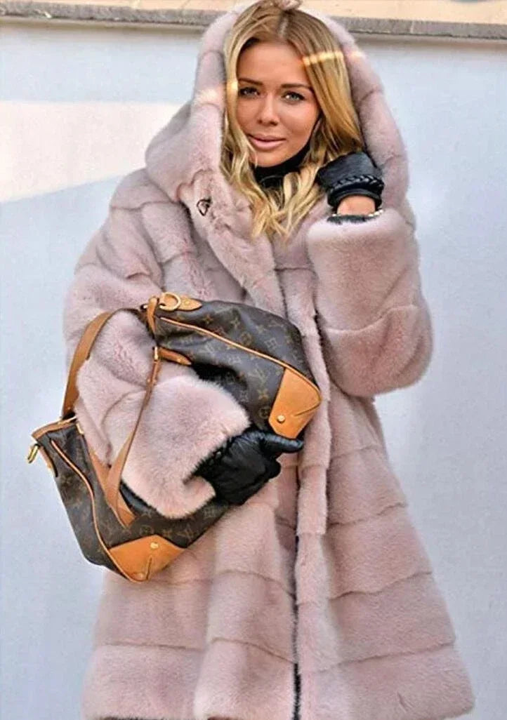 Casual Faux Fur Coat