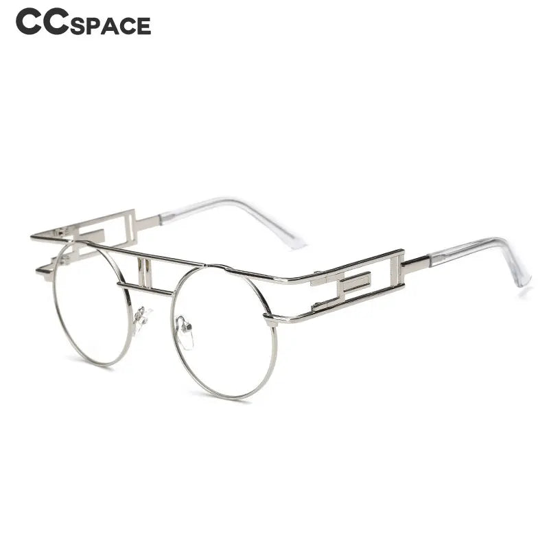Retro Steampunk Round Glasses Frames Metal Men Women Fashion