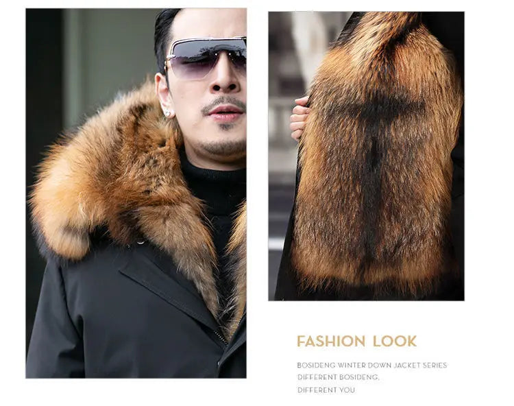 Fleece Mid-length Fur Coat
